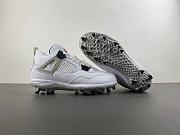 Air Jordan 4 Retro TD Cleat White Cement Men's HQ0207-106 - 4