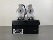 Air Jordan 4 Retro TD Cleat White Cement Men's HQ0207-106 - 6