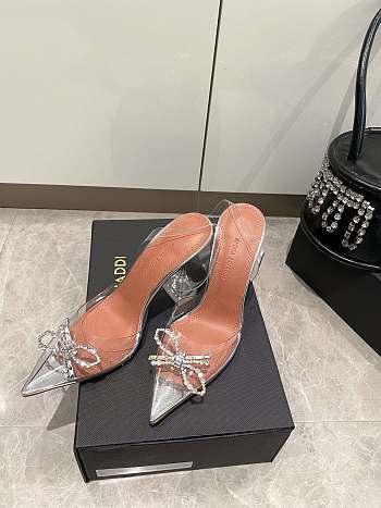 Amina Muaddi PVC Heels 10cm