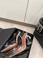 Amina Muaddi PVC Heels 10cm - 6