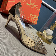 Christian Louboutin Grotika Spikes Blush Stiletto Heel Pumps 6.5cm - 5