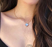 VAN CLEEF & ARPELS Alhambra rose-gold mother-of-pearl pendant 18K GOLD - 2