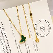 VCA 14k Yellow Gold Green Butterfly Fancy Pendant - 4