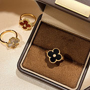 Van Cleef Arpels Vintage alhambra yellow gold ring Black - 6