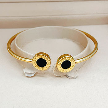Bvlgari Bvlgari 18 kt yellow gold wire bracelet 