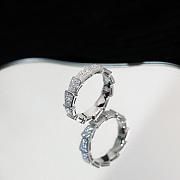 BVLGARI SERPENTI VIPER RING WITH FULL DIAMOND WHITE GOLD 18K - 2