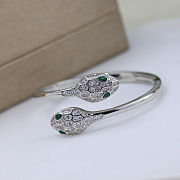 Bvlgari White gold Serpenti Seduttori Bracelet Green - 6
