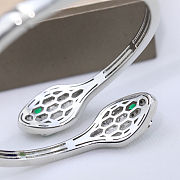 Bvlgari White gold Serpenti Seduttori Bracelet Green - 2