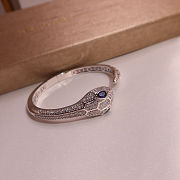 Bvlgari White gold Serpenti Seduttori Bracelet with blue sapphire eyes - 3