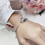Bvlgari White gold Serpenti Seduttori Bracelet with blue sapphire eyes - 2