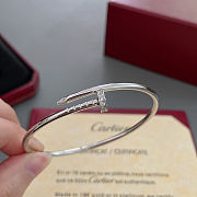 Cartier Juste un Clou bracelet small model reverse-set diamonds  - 6