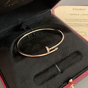 Cartier Juste un Clou bracelet small model reverse-set diamonds  - 3