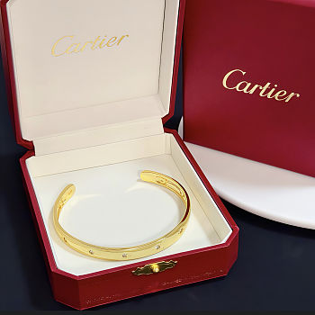 Cartier Diamond-Set Bangle Bracelet