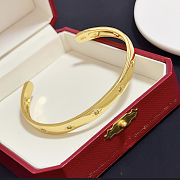 Cartier Diamond-Set Bangle Bracelet - 5