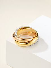 Cartier Trinity Pave Diamond Ring - 4