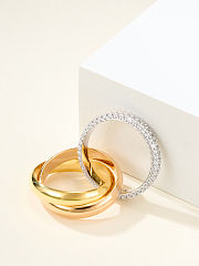 Cartier Trinity Pave Diamond Ring - 2