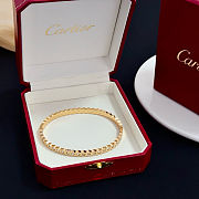 Cartier Over Gold Hinge Bubble Bangle - 4