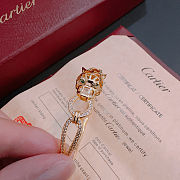 Cartier Gold Plated Leopard Head Bracelet - 2