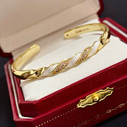 Cartier Panther Cuff Diamond Bangle - 6