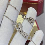 Cartier White Gold Necklace Panther Pendant - 3