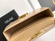 Celine Claude Shoulder Bag in Nude Color Calfskin Size 20.5 x 10.5 x 4cm - 5