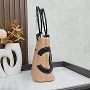 Chanel Calfskin Quilted Medium Cambon Tote Beige Size 25x24x13cm - 6