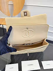 Chanel Beige Medium Classic Flap Bag Size 15.5x25.5x6.5cm - 2