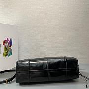 Black Prada Bonnie Extra-large Leather Handbag Size 38x30x12cm - 4