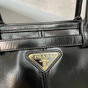 Black Prada Bonnie Extra-large Leather Handbag Size 38x30x12cm - 3