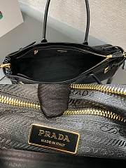 Black Prada Bonnie Extra-large Leather Handbag Size 38x30x12cm - 2