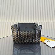 Goyard Black and Brown Geometric Shoulder Bag Size 30x22x14cm - 1