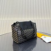 Goyard Black and Brown Geometric Shoulder Bag Size 30x22x14cm - 6