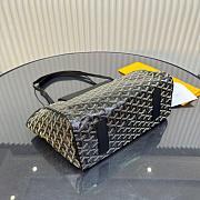 Goyard Black and Brown Geometric Shoulder Bag Size 30x22x14cm - 5