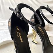 Saint Laurent Opyum 85mm patent-leather Sandals Black - 6