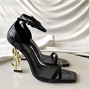 Saint Laurent Opyum 85mm patent-leather Sandals Black - 2
