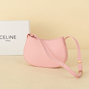 Celine Tilly Medium Bag In Patent Calfskin Pink Size 22x13.5x4cm - 5