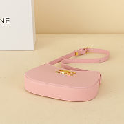 Celine Tilly Medium Bag In Patent Calfskin Pink Size 22x13.5x4cm - 4