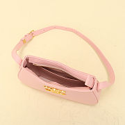 Celine Tilly Medium Bag In Patent Calfskin Pink Size 22x13.5x4cm - 3