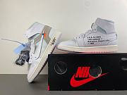 Virgil Abloh Archive x Air Jordan 1 High OG “Alaska” AA3834-100 - 5