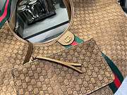 Gucci Giglio large tote bag medium brown GG suede Size 60x47x16 cm - 5