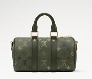 LV Keepall Bandoulière 25 Monogram Green M26930 Size 25 x 15 x 11 cm - 5