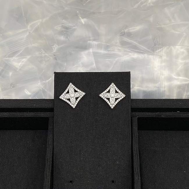 LV monogram flower motif earring - 1