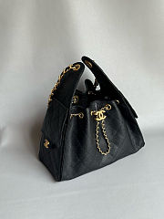 Chanel Caviar Quilted Small Chanel 25 Handbag Black Size 30×26×14cm - 1
