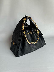 Chanel Caviar Quilted Small Chanel 25 Handbag Black Size 30×26×14cm - 5
