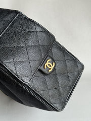 Chanel Caviar Quilted Small Chanel 25 Handbag Black Size 30×26×14cm - 4
