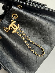 Chanel Caviar Quilted Small Chanel 25 Handbag Black Size 30×26×14cm - 3