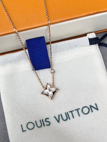 LV Color Blossom BB Star Pendant Pink Gold