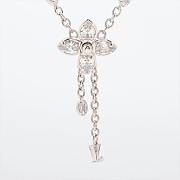 Louis Vuitton M02091 Model Unknown TE1294 Necklace Metal x Rhinestone - 6