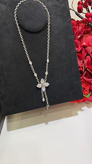 Louis Vuitton M02091 Model Unknown TE1294 Necklace Metal x Rhinestone - 4