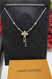 Louis Vuitton M02091 Model Unknown TE1294 Necklace Metal x Rhinestone - 3